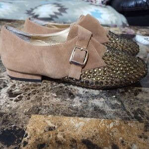 Bijou New York studded flats/loafers